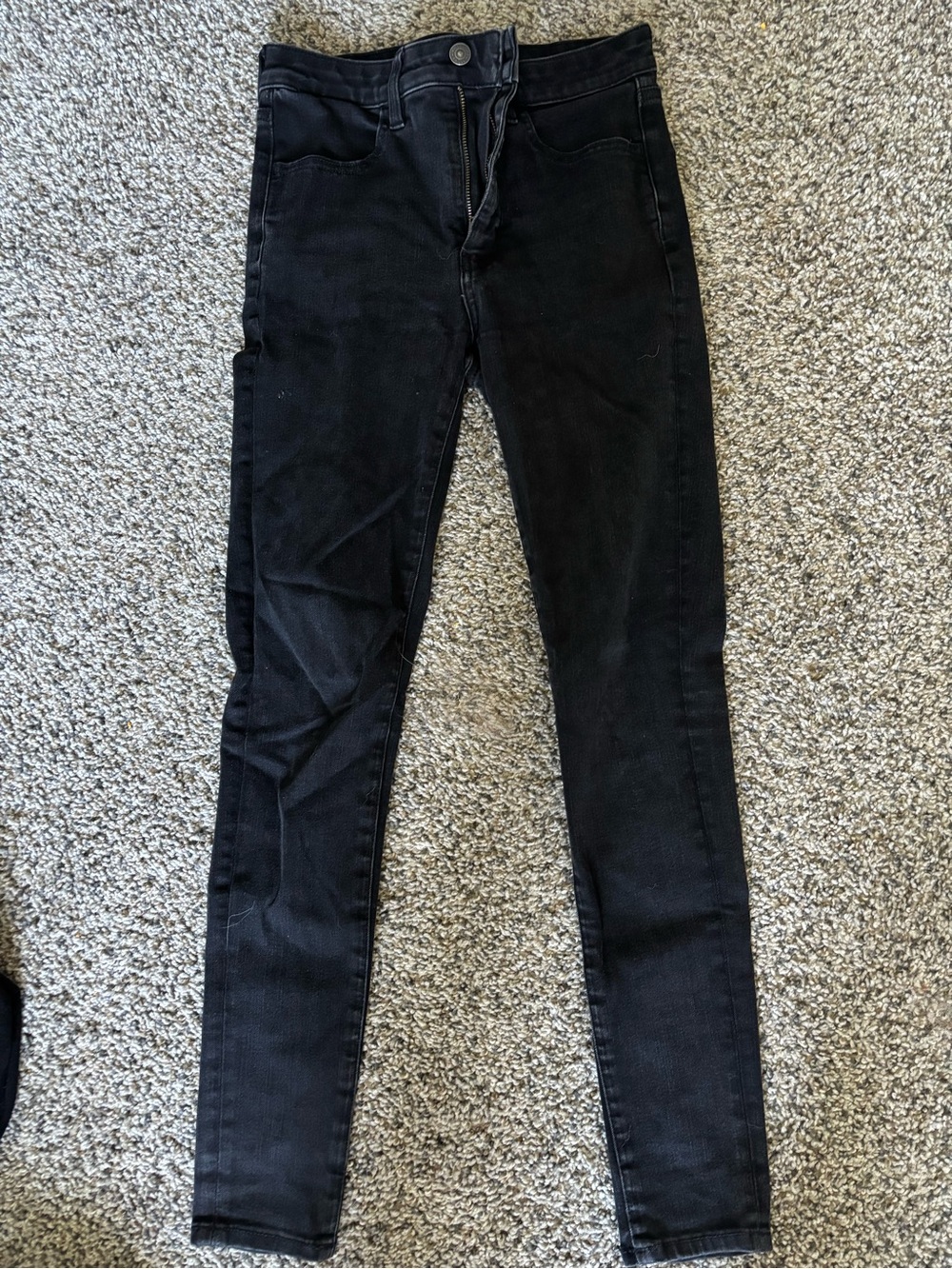 American Eagle Outfitters Black Women’s Super Hi-Rise Jeggings